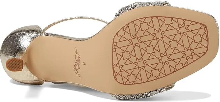 Jewel Badgley Mischka Yesica Women's Sandals Silver Textile : 10 M, Synthetic - Image 7
