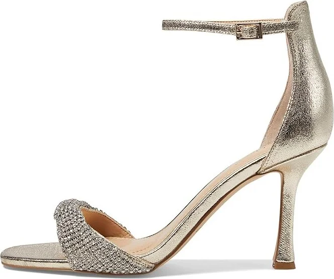 Jewel Badgley Mischka Yesica Women's Sandals Silver Textile : 10 M, Synthetic - Image 9