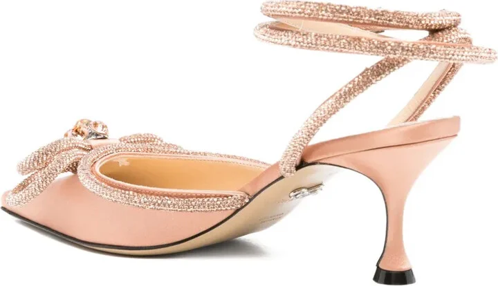 Jewel-Embellished Bow Pumps - Image 3