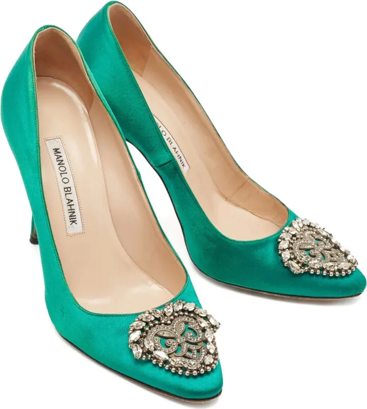 Jewel-Embellishment Pumps - Image 3