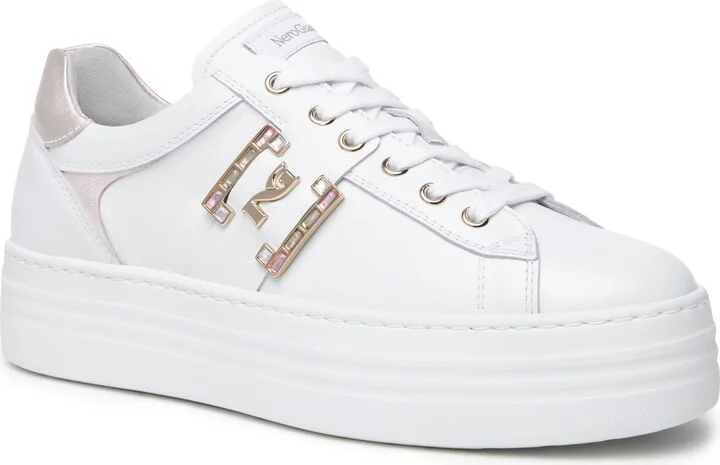 Jewel Logo Platform Sneaker