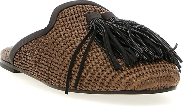 Jewel tassel mules - Image 2
