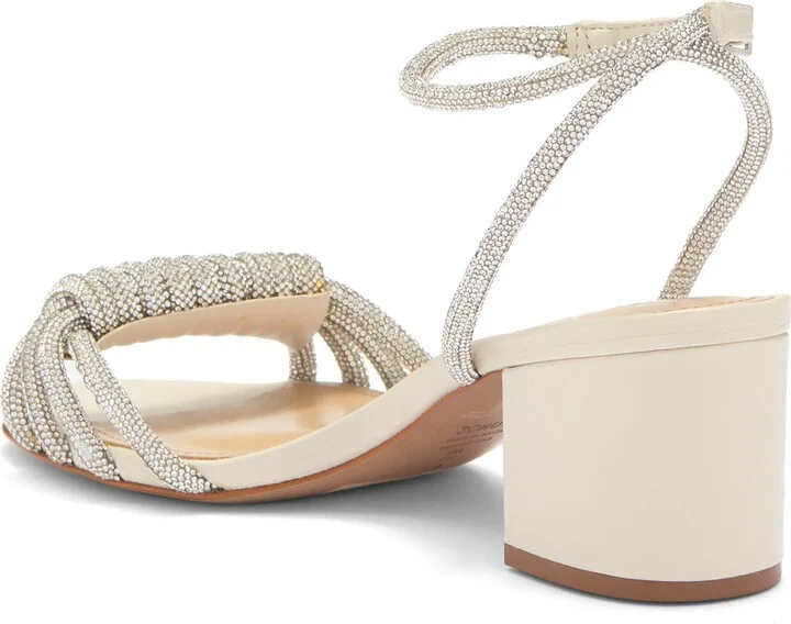 Jewell Rhinestone Block Heel Ankle Strap Sandal - Image 2