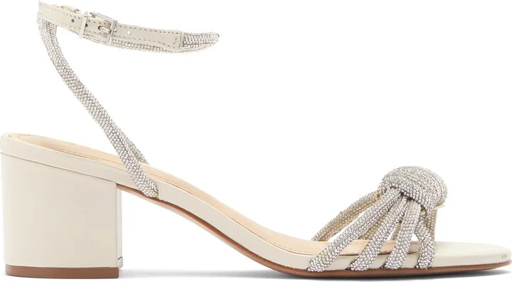 Jewell Rhinestone Block Heel Ankle Strap Sandal - Image 4
