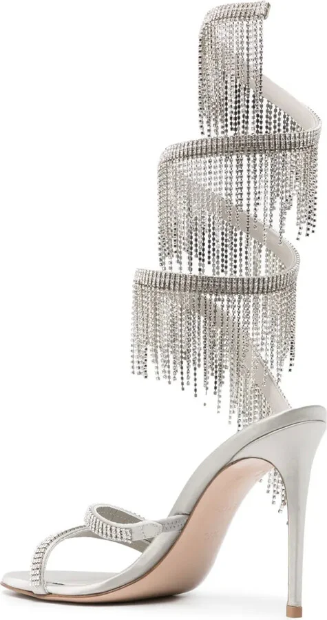 Jewels 105mm crystal-embellished sandals - Image 3