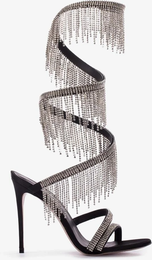 Jewels 110 Crystal-Embellished Sandals