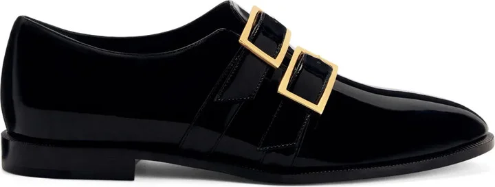 Jhago patent-finish loafers
