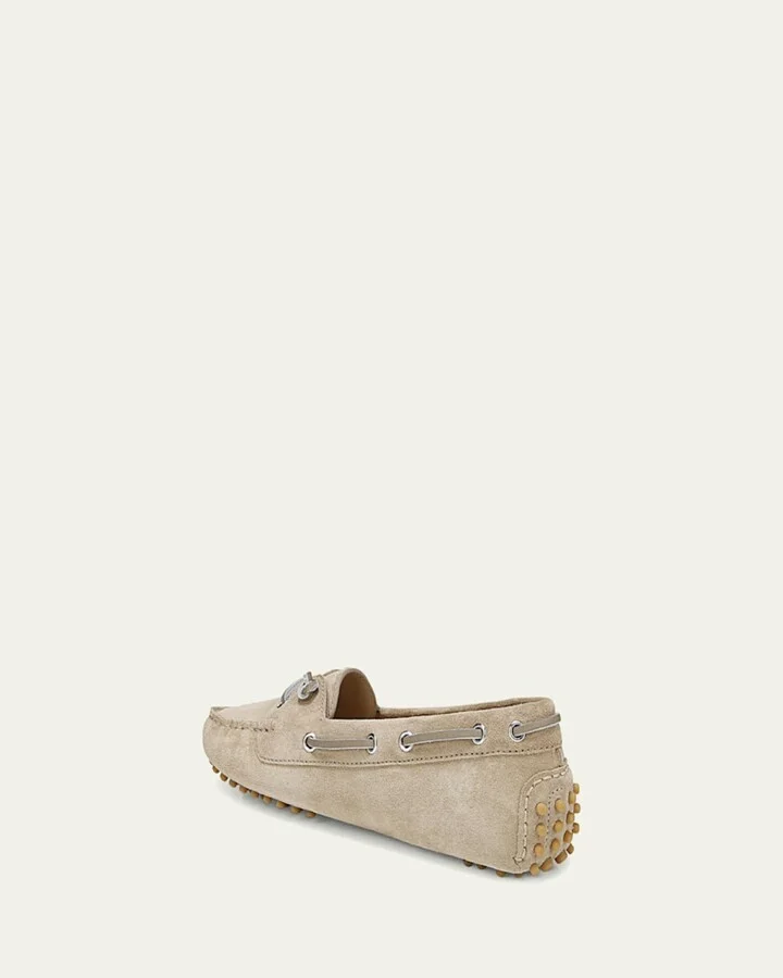 Jia Leather Driver Boat Loafers - Image 5