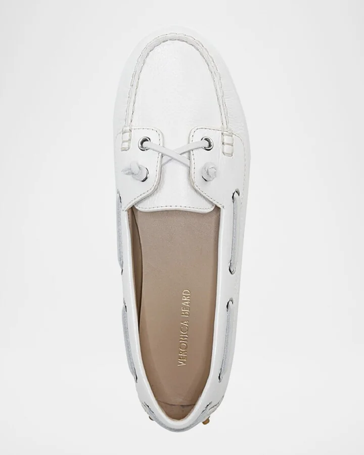 Jia Leather Driver Boat Loafers - Image 3