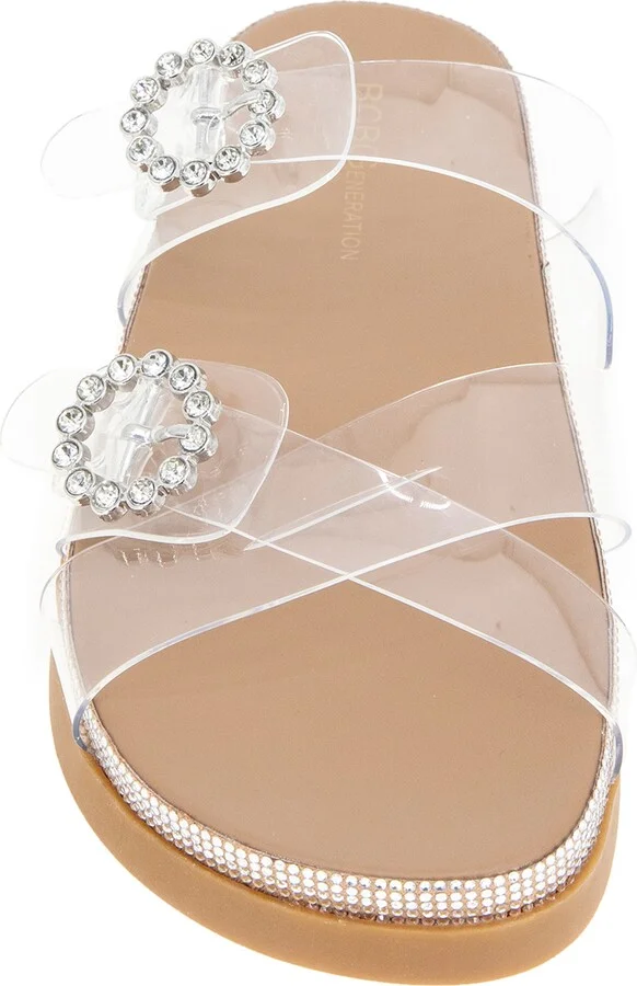 Jia Rhinestone Slide Sandal - Image 9