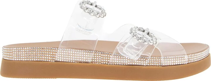 Jia Rhinestone Slide Sandal - Image 11