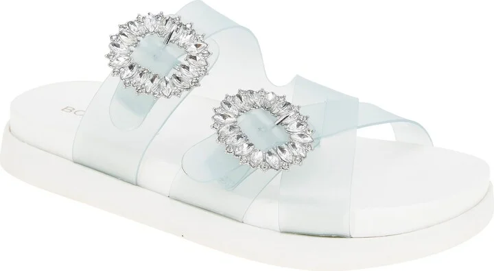 Jia Rhinestone Slide Sandal