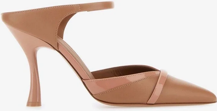 Jil 90 Leather Pointed-Toe Mules