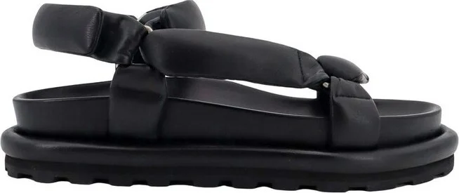 Jil Sander Ankle Strap Padded Sandals