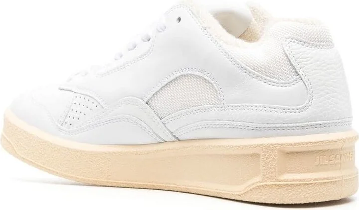 Jil Sander Basket Low-Top Leather Sneakers - Image 5