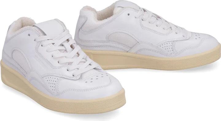 Jil Sander Basket Low-Top Leather Sneakers - Image 7
