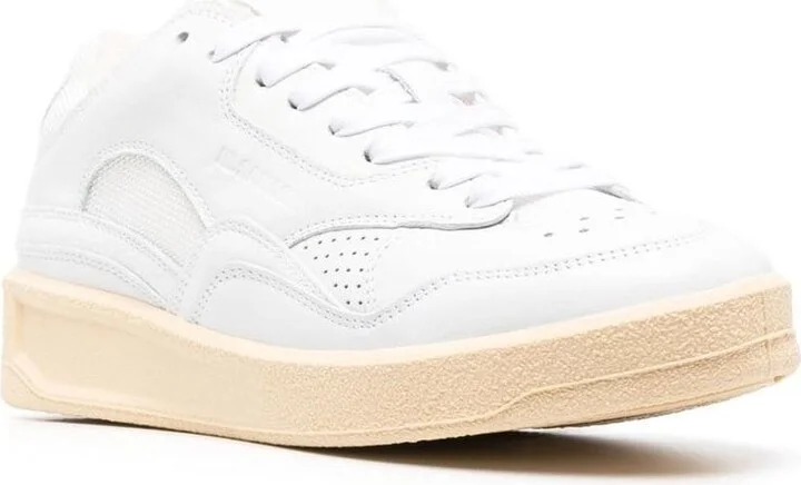 Jil Sander Basket Low-Top Leather Sneakers - Image 8