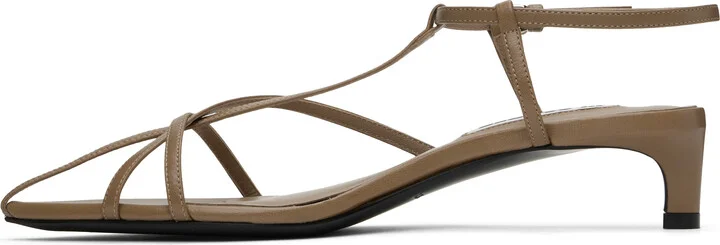 Jil Sander Beige High Heeled Sandals - Image 3