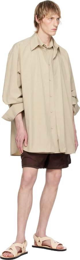 Jil Sander Beige Open Toe Sandals - Image 5