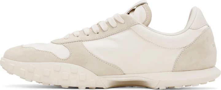 Jil Sander Beige & White Moon Sneakers - Image 3