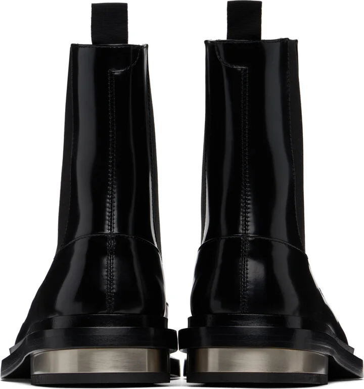 Jil Sander Black Ankle Boots - Image 2