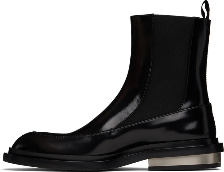 Jil Sander Black Ankle Boots - Image 3