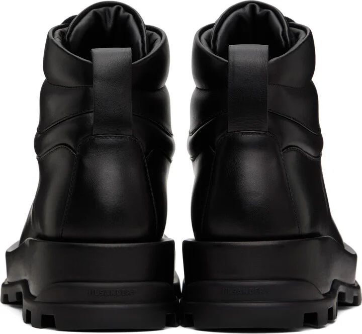 Jil Sander Black Ankle Boots - Image 2