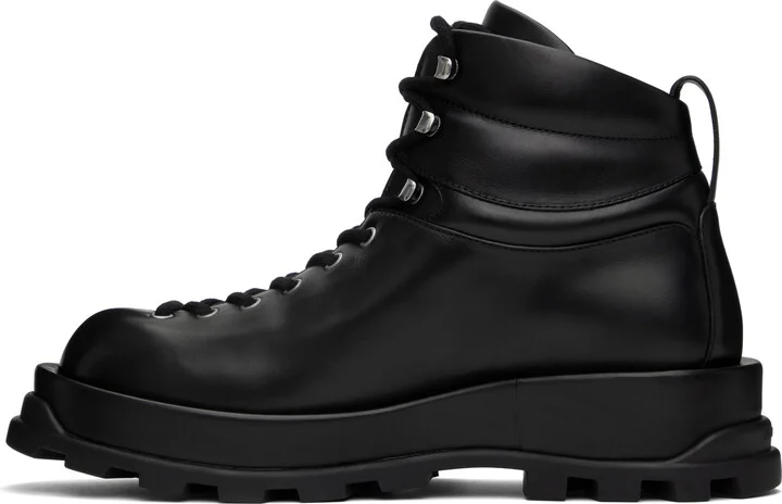 Jil Sander Black Ankle Boots - Image 3