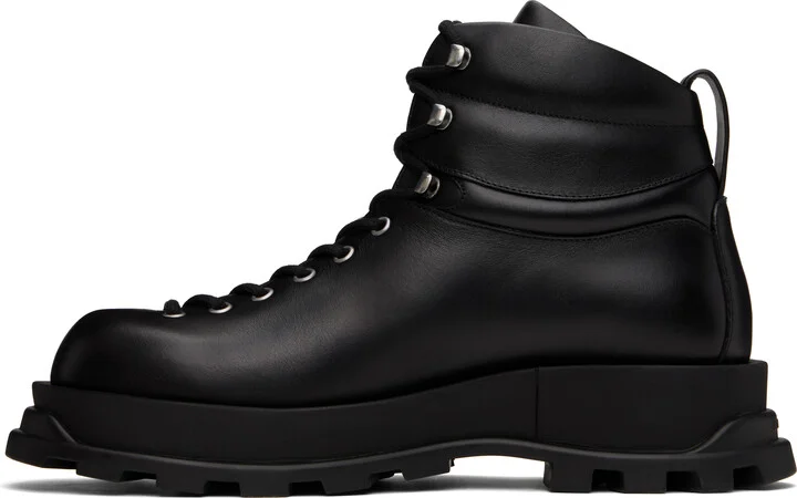 Jil Sander Black Ankle Boots - Image 3