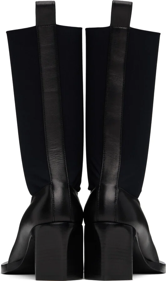 Jil Sander Black Ankle Boots - Image 2