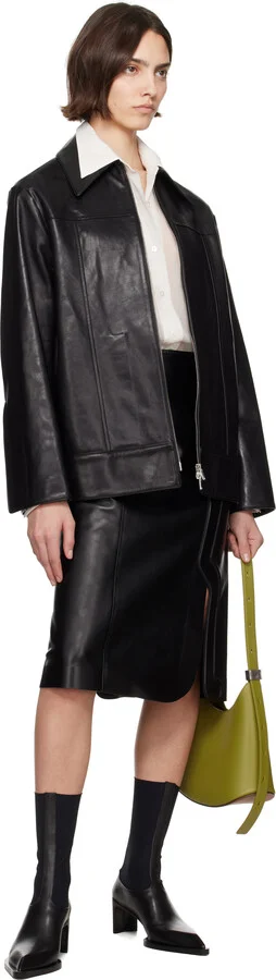 Jil Sander Black Ankle Boots - Image 5