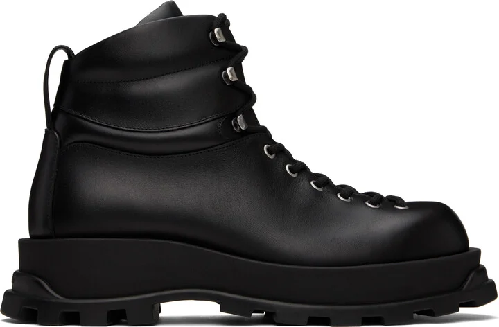 Jil Sander Black Ankle Boots
