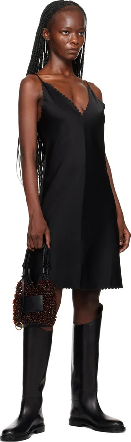 Jil Sander Black Asymmetric Boots - Image 5
