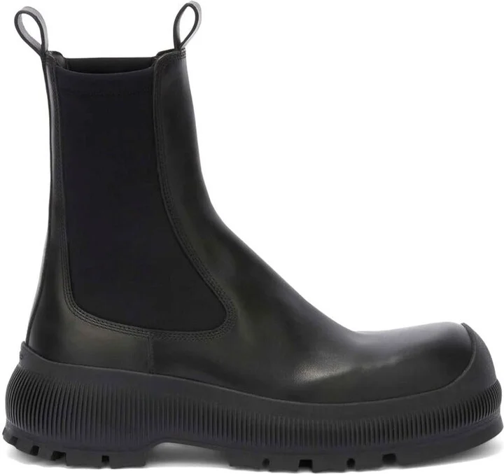 Jil Sander Black Calfskin Ankle Boots