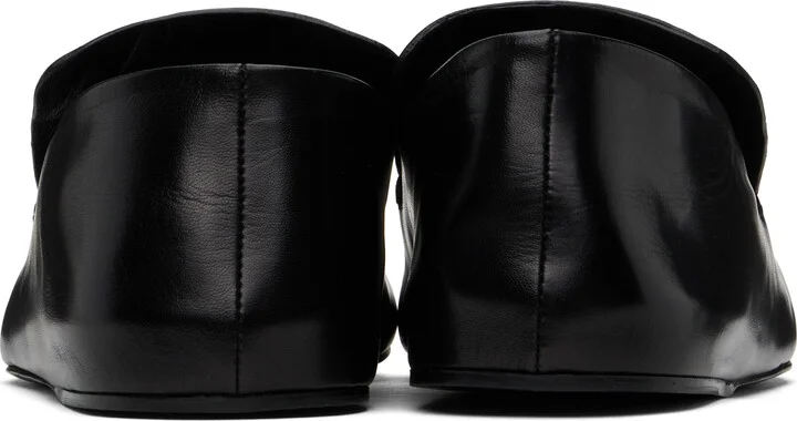 Jil Sander Black Flat Loafers - Image 2