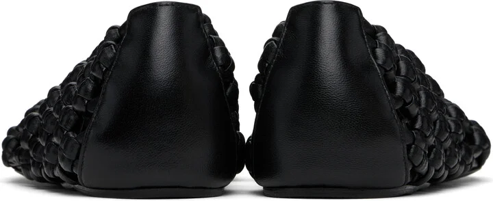 Jil Sander Black Hand-Knotted Ballerina Flats - Image 2
