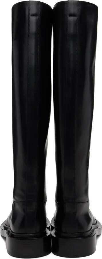 Jil Sander Black High Boots - Image 2