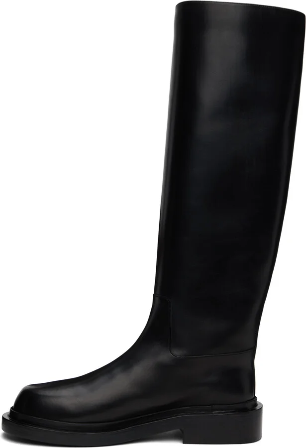 Jil Sander Black High Boots - Image 3
