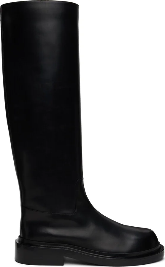 Jil Sander Black High Boots