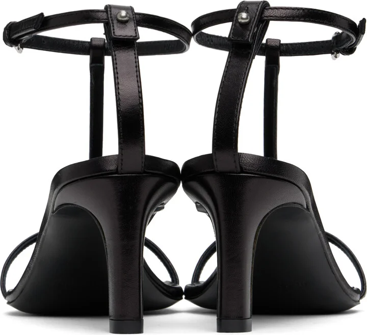 Jil Sander Black High Heeled Sandals - Image 2