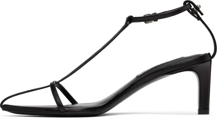 Jil Sander Black High Heeled Sandals - Image 3