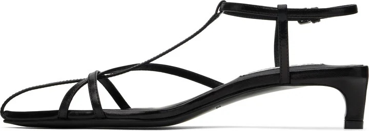 Jil Sander Black High Heeled Sandals - Image 3