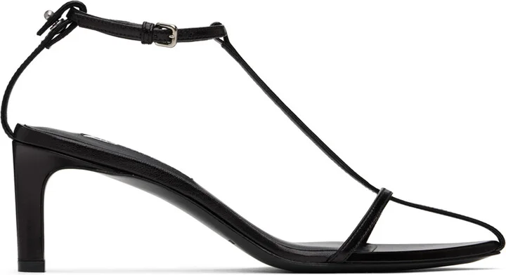 Jil Sander Black High Heeled Sandals