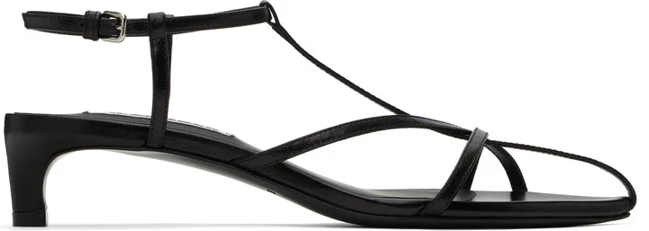 Jil Sander Black High Heeled Sandals