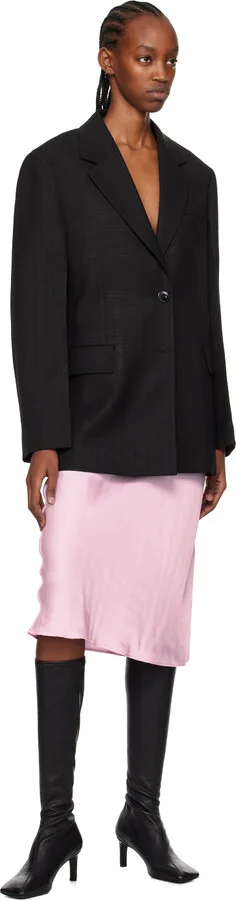 Jil Sander Black Knee Boots - Image 5