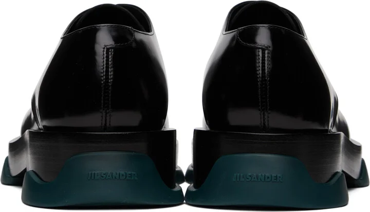 Jil Sander Black Lace-Up Derbys - Image 2