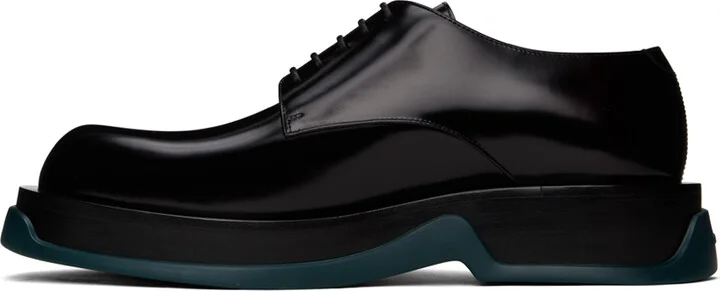 Jil Sander Black Lace-Up Derbys - Image 3