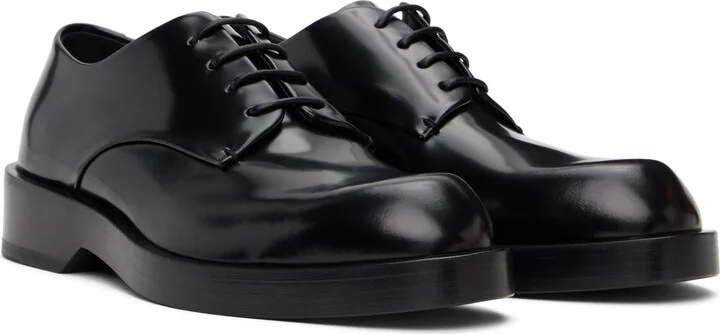 Jil Sander Black Lace-Up Derbys - Image 4