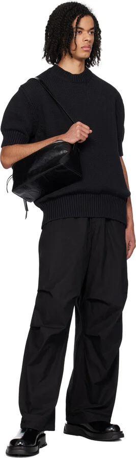Jil Sander Black Leather Chelsea Boots - Image 5