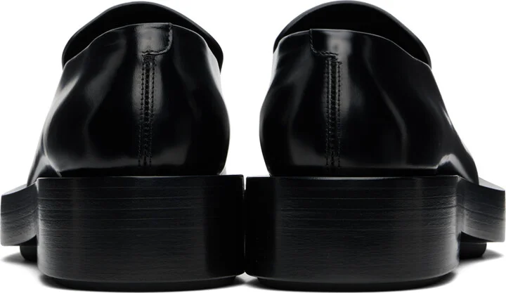 Jil Sander Black Leather Loafers - Image 2